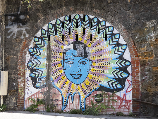 A Josephine Baker mural